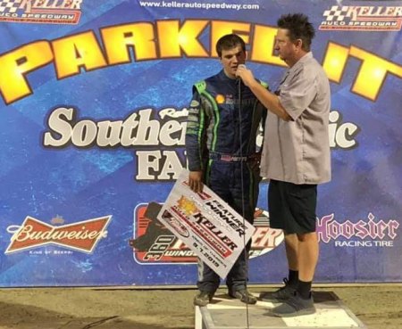 Points leader DJ Netto won his fourth Kings of Thunder race recently at Hanford's Keller Auto Speedway.